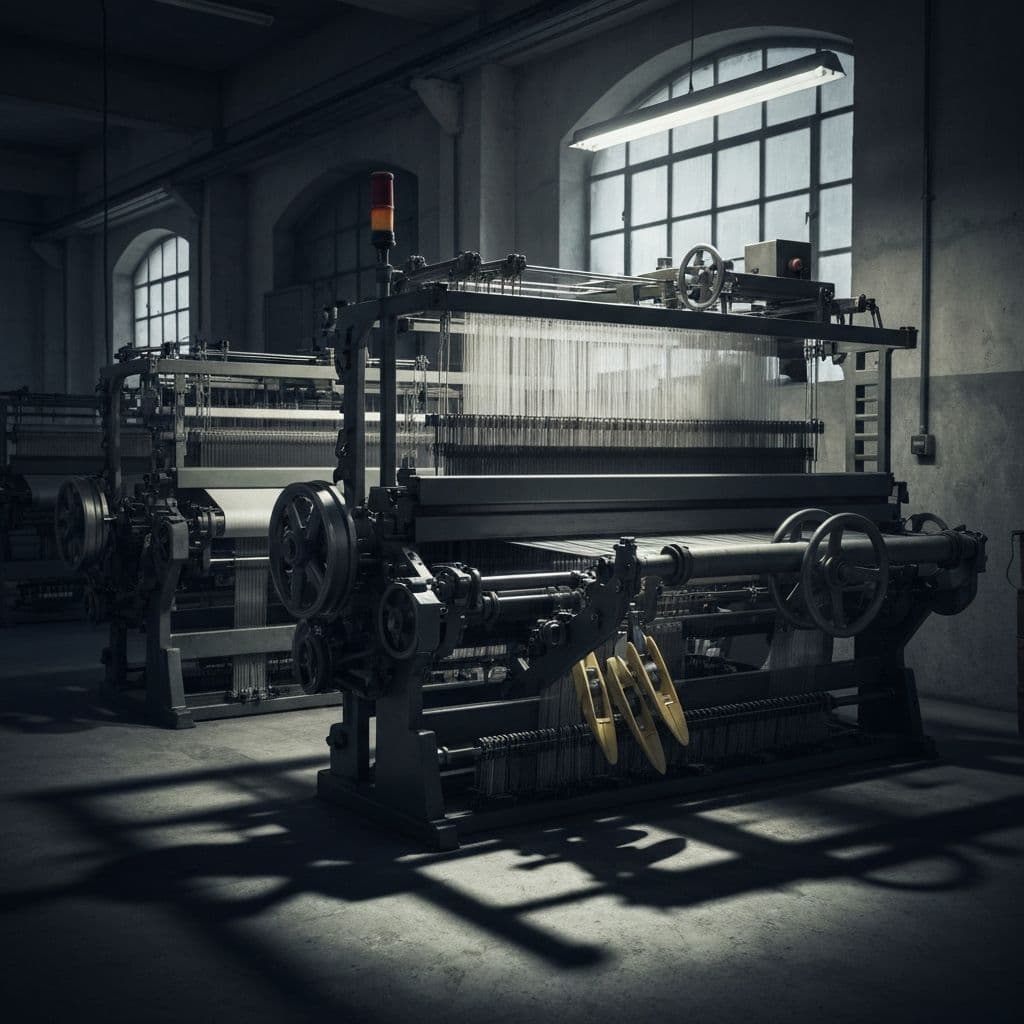 Industrial weaving machines